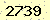 請輸入此驗證碼 : 2739