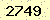 請輸入此驗證碼 : 2749