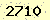 請輸入此驗證碼 : 2710