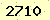 請輸入此驗證碼 : 2710
