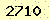請輸入此驗證碼 : 2710