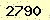請輸入此驗證碼 : 2790