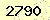 請輸入此驗證碼 : 2790