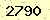 請輸入此驗證碼 : 2790