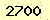 請輸入此驗證碼 : 2700