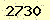 請輸入此驗證碼 : 2730