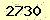 請輸入此驗證碼 : 2730