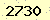 請輸入此驗證碼 : 2730