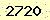 請輸入此驗證碼 : 2720
