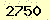 請輸入此驗證碼 : 2750