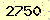 請輸入此驗證碼 : 2750