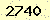 請輸入此驗證碼 : 2740