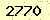 請輸入此驗證碼 : 2770