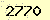 請輸入此驗證碼 : 2770