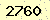 請輸入此驗證碼 : 2760