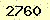 請輸入此驗證碼 : 2760