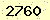 請輸入此驗證碼 : 2760
