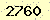 請輸入此驗證碼 : 2760