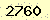 請輸入此驗證碼 : 2760