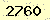 請輸入此驗證碼 : 2760