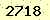 請輸入此驗證碼 : 2718