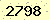 請輸入此驗證碼 : 2798