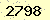 請輸入此驗證碼 : 2798