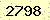 請輸入此驗證碼 : 2798