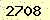 請輸入此驗證碼 : 2708