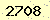 請輸入此驗證碼 : 2708