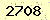 請輸入此驗證碼 : 2708