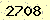 請輸入此驗證碼 : 2708