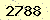 請輸入此驗證碼 : 2788