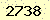 請輸入此驗證碼 : 2738