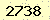 請輸入此驗證碼 : 2738