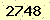 請輸入此驗證碼 : 2748