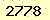 請輸入此驗證碼 : 2778