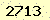 請輸入此驗證碼 : 2713
