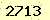 請輸入此驗證碼 : 2713