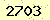 請輸入此驗證碼 : 2703