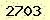 請輸入此驗證碼 : 2703