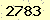 請輸入此驗證碼 : 2783