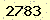 請輸入此驗證碼 : 2783