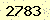 請輸入此驗證碼 : 2783