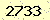 請輸入此驗證碼 : 2733