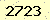 請輸入此驗證碼 : 2723