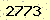 請輸入此驗證碼 : 2773