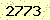 請輸入此驗證碼 : 2773