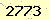 請輸入此驗證碼 : 2773
