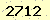 請輸入此驗證碼 : 2712